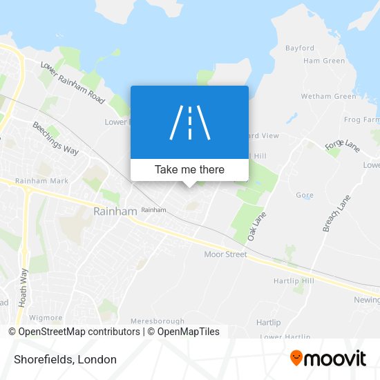 Shorefields map