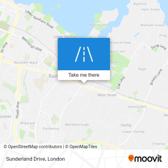 Sunderland Drive map