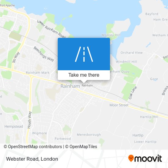 Webster Road map