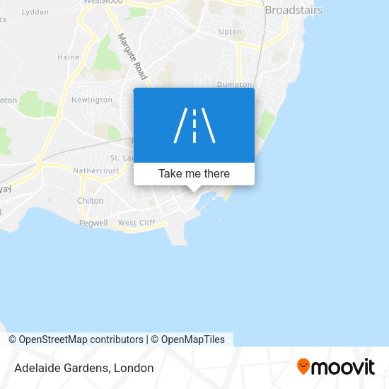 Adelaide Gardens map