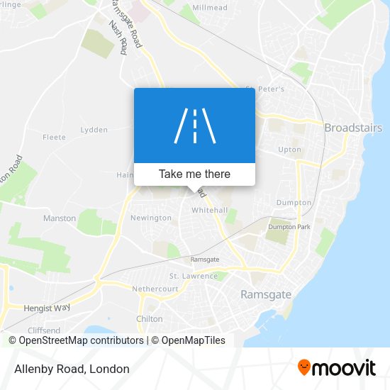 Allenby Road map