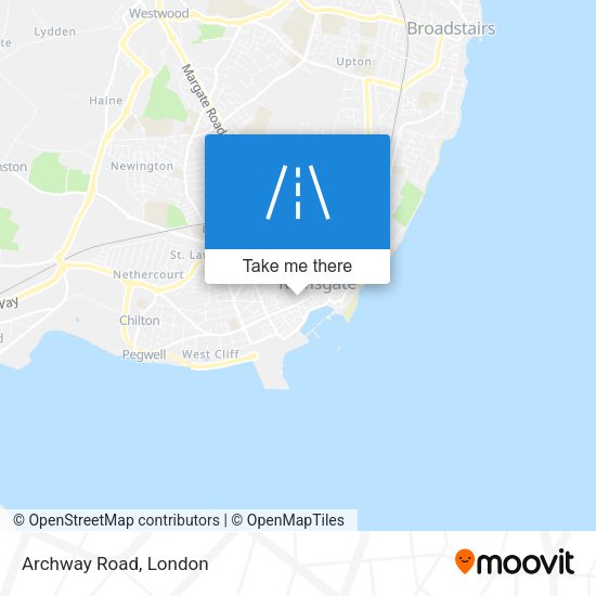 Archway Road map