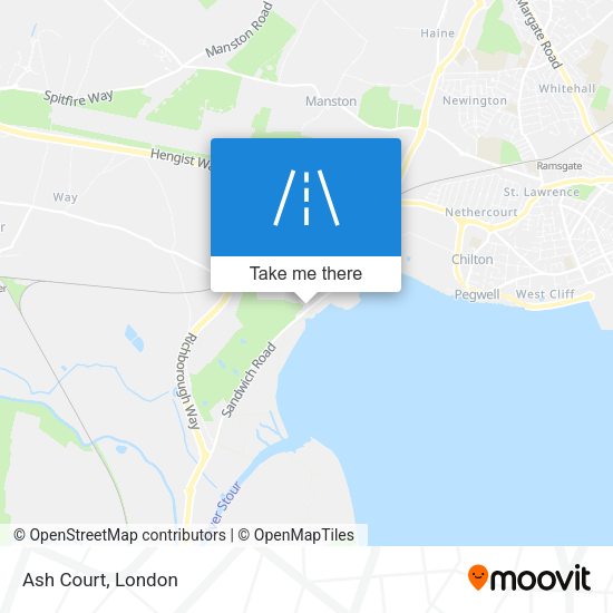 Ash Court map