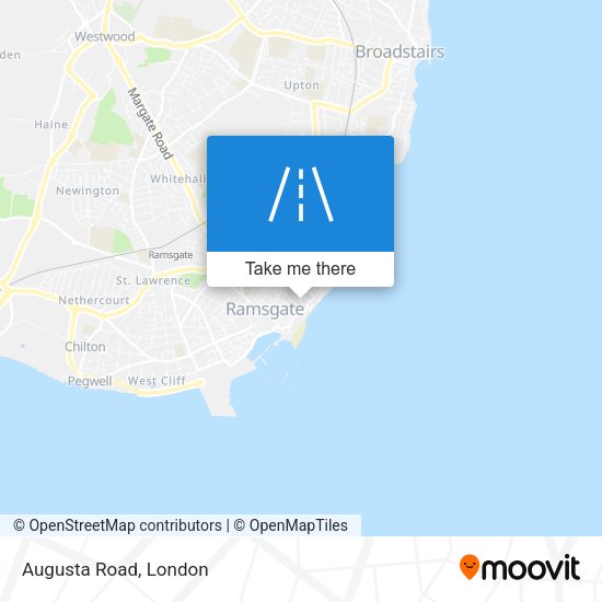 Augusta Road map