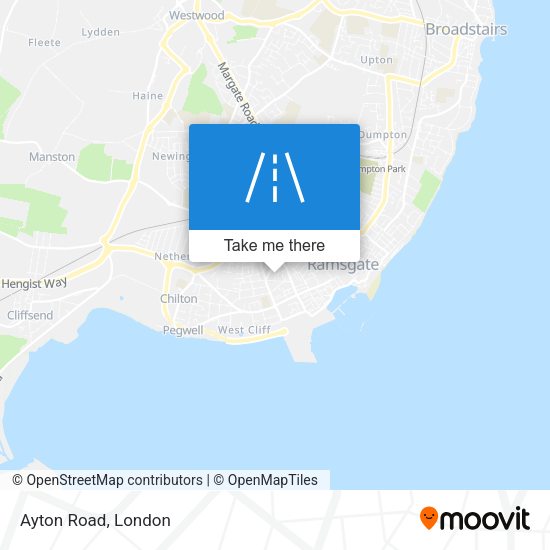 Ayton Road map