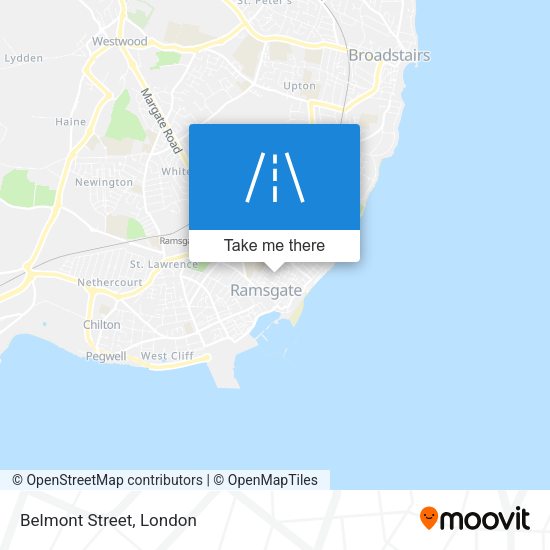 Belmont Street map