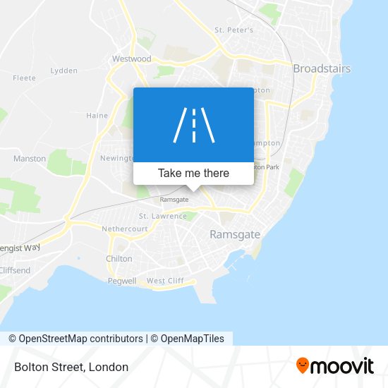 Bolton Street map