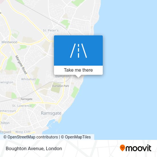 Boughton Avenue map