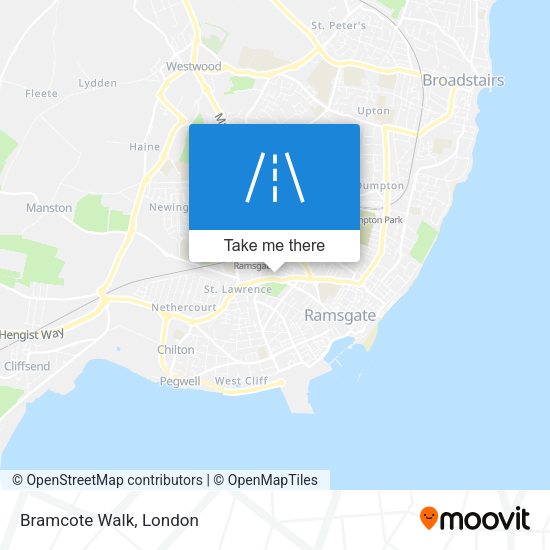 Bramcote Walk map