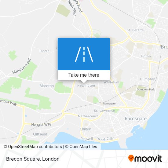 Brecon Square map