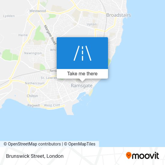 Brunswick Street map