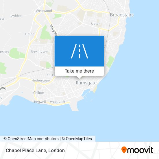 Chapel Place Lane map