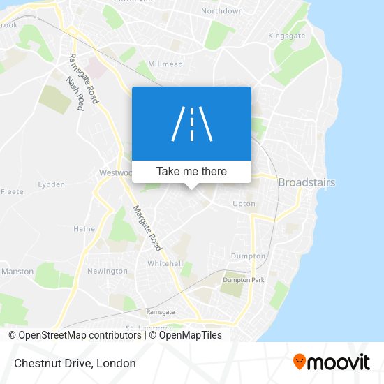 Chestnut Drive map