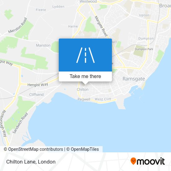 Chilton Lane map