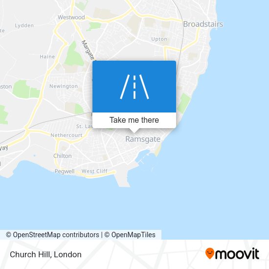 Church Hill map