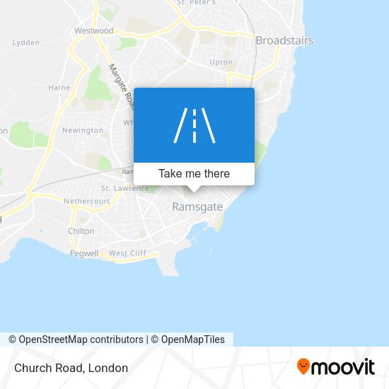 Church Road map