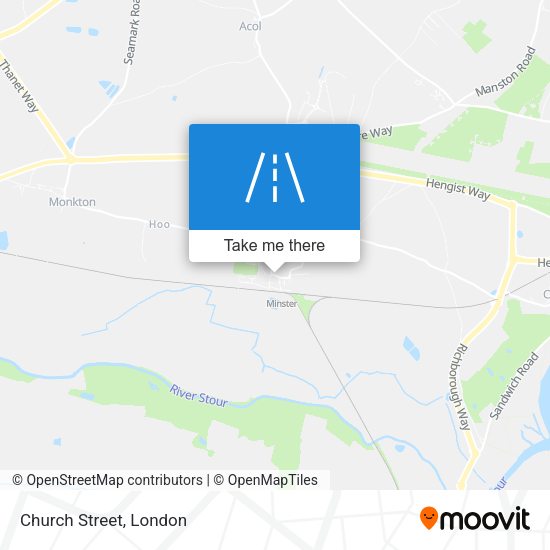 Church Street map
