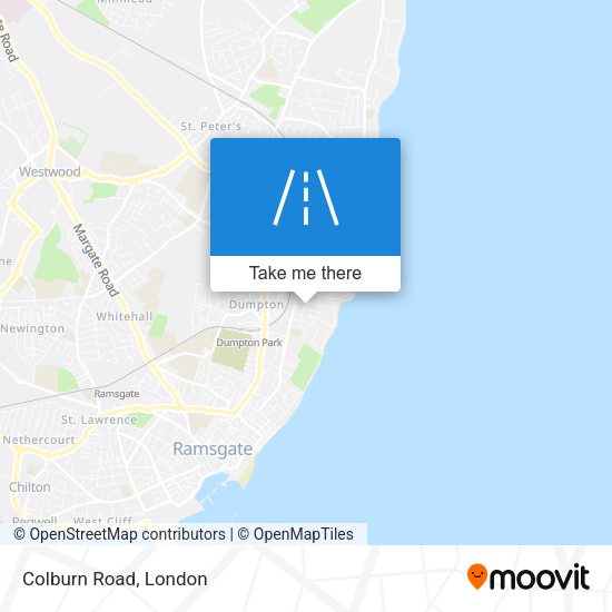 Colburn Road map