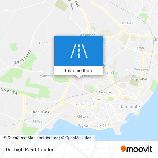Denbigh Road map