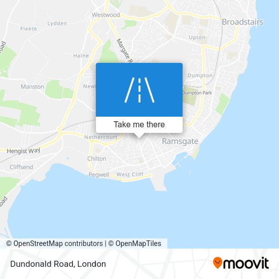 Dundonald Road map