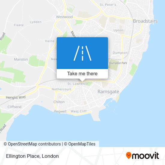 Ellington Place map