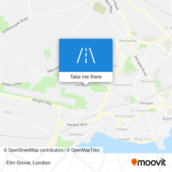 Elm Grove map