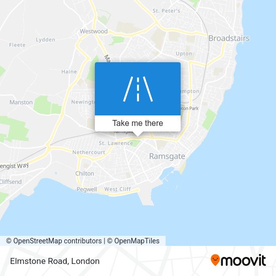 Elmstone Road map