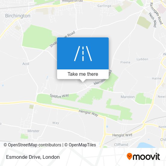 Esmonde Drive map