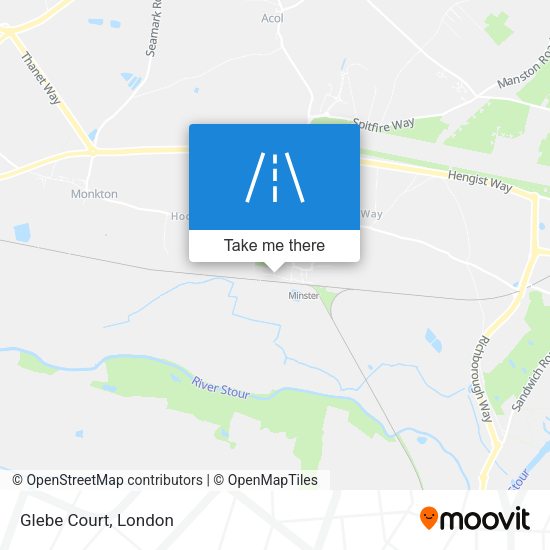 Glebe Court map