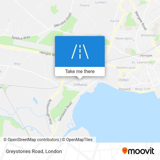 Greystones Road map
