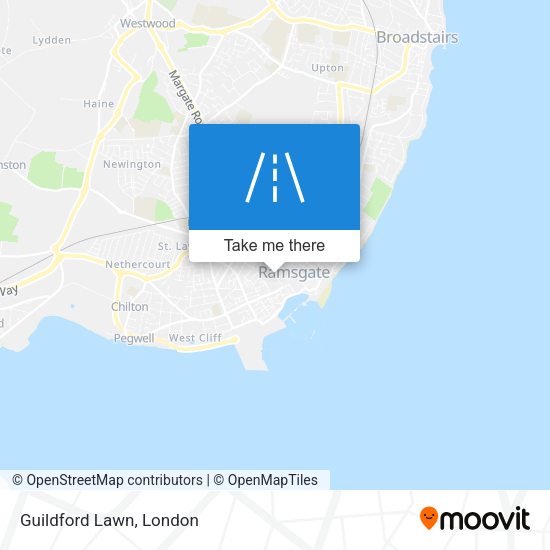 Guildford Lawn map