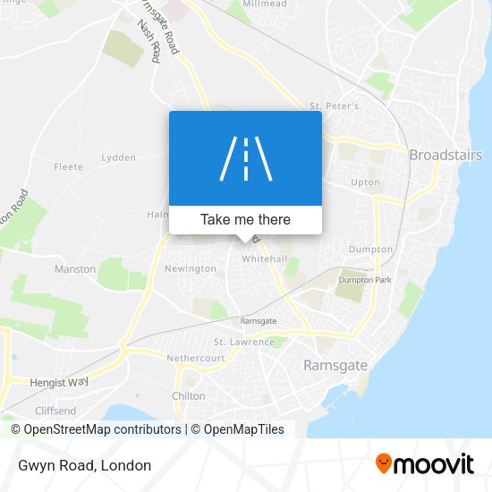 Gwyn Road map