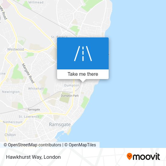 Hawkhurst Way map