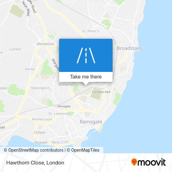 Hawthorn Close map