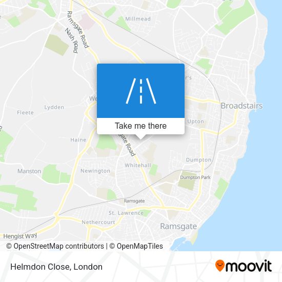 Helmdon Close map