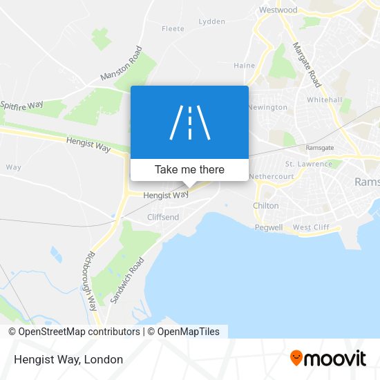 Hengist Way map