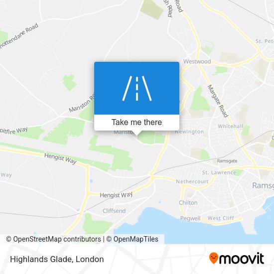 Highlands Glade map
