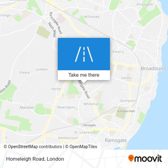 Homeleigh Road map