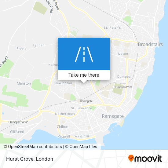 Hurst Grove map