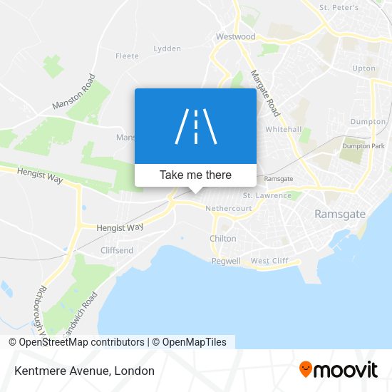 Kentmere Avenue map