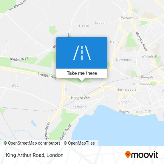 King Arthur Road map