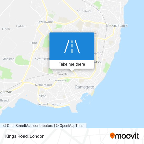 Kings Road map