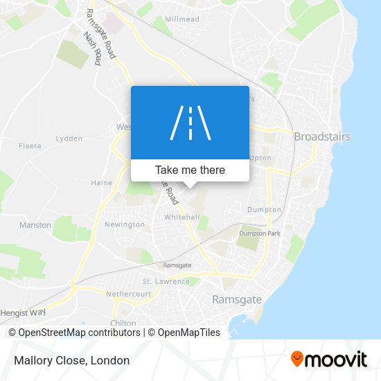 Mallory Close map