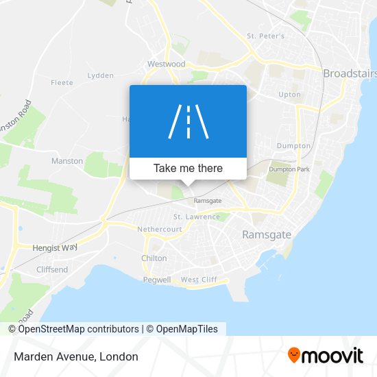Marden Avenue map