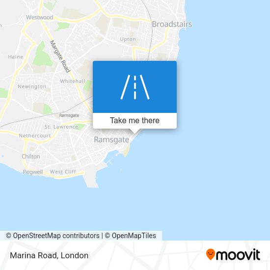 Marina Road map