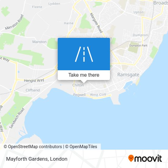 Mayforth Gardens map