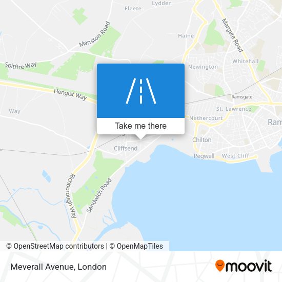 Meverall Avenue map