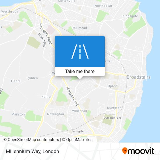 Millennium Way map