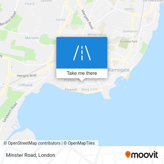 Minster Road map