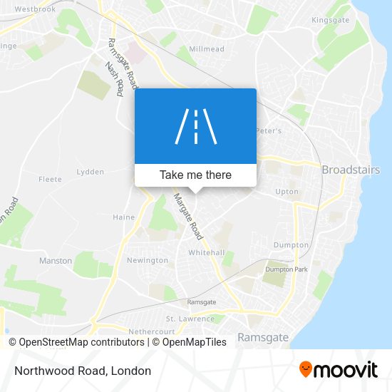 Northwood Road map